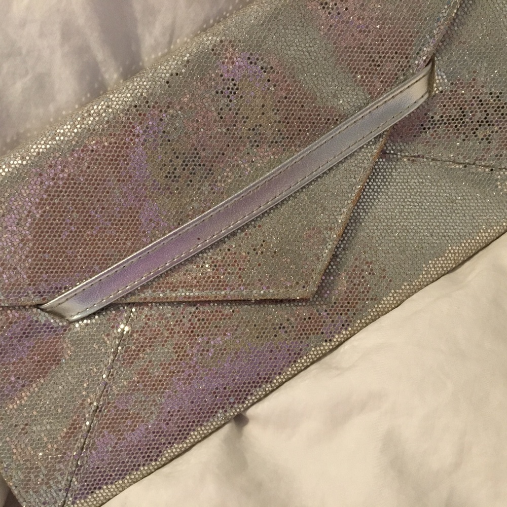 Silver Clutch Purse